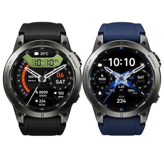 GPS Smart Watch Built-in GPS & Route Import