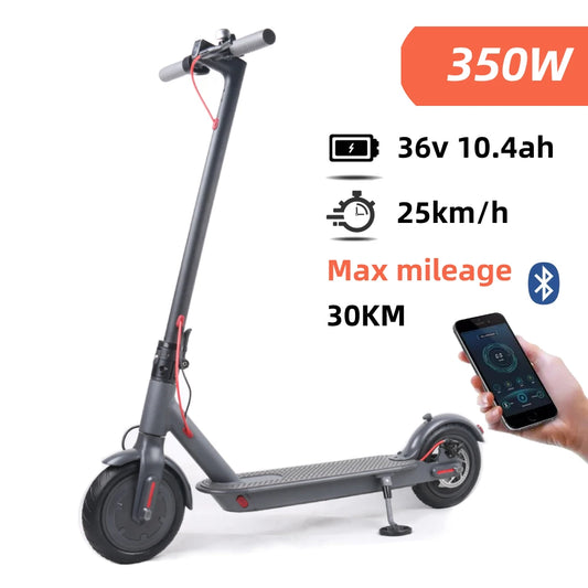 Electric Scooter 25KM/H Adult 8.5 Inches 350W 10.4Ah Foldable