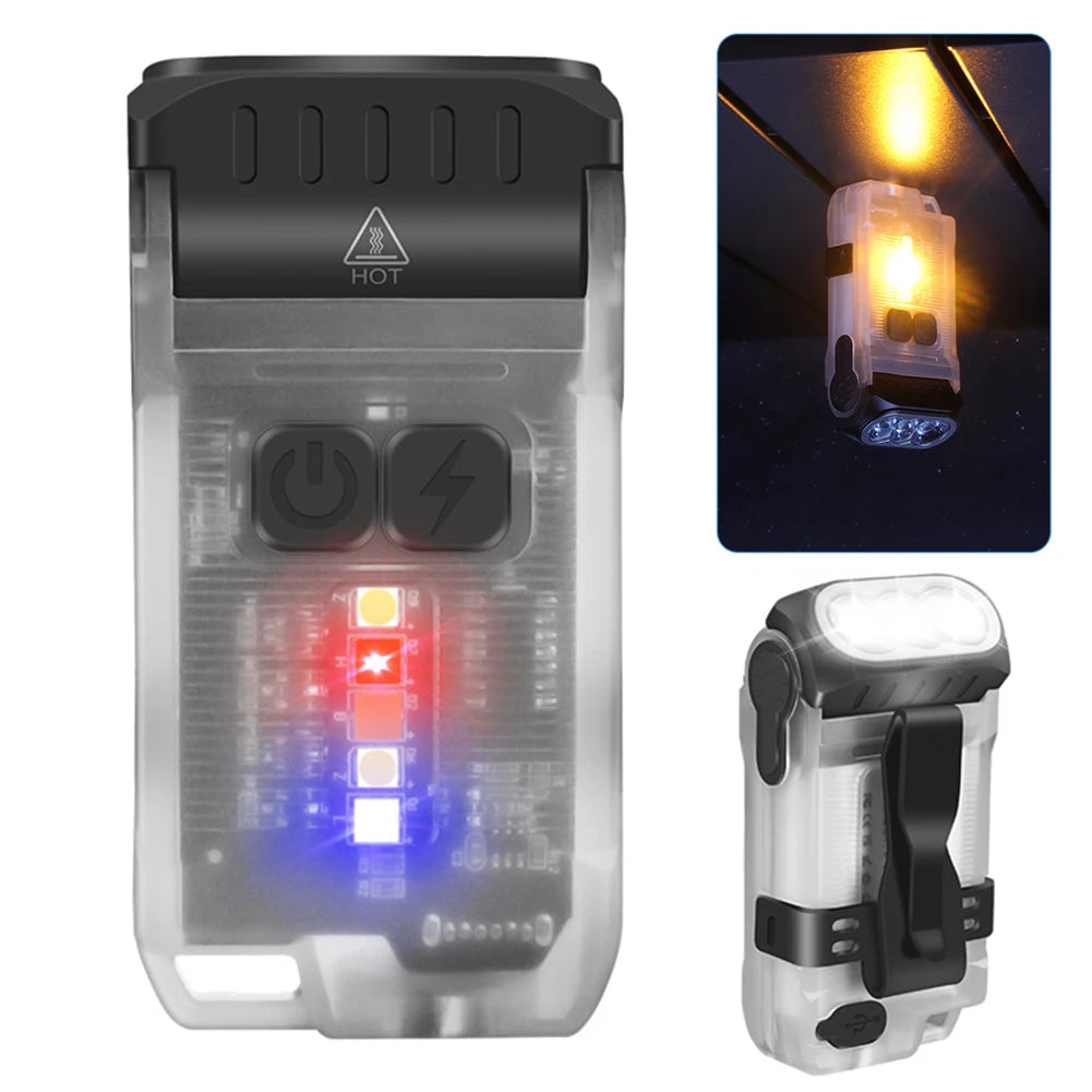 Rechargeable Waterproof Pocket Torch Light