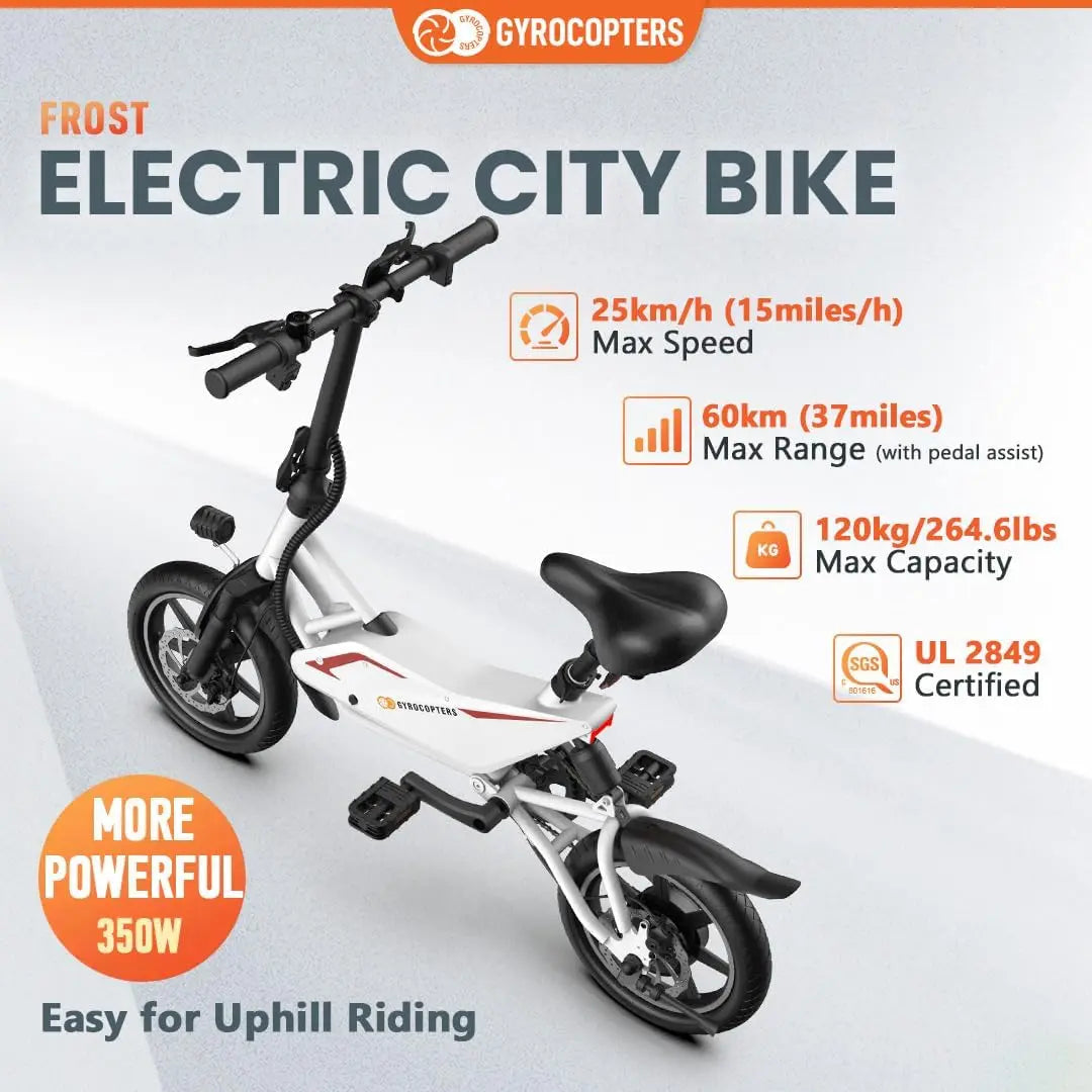 Electric Bike for Adults Folding City Ebike