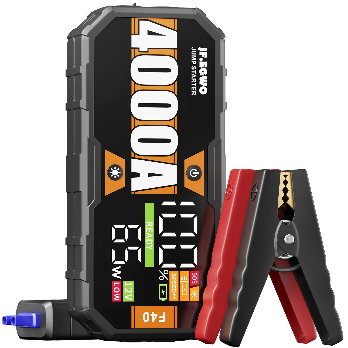 4000A PRO Portable Jump Starter Power Bank PD65w 26800mAh Battery, 16L/12L For Emergency Car Booster Starting Device