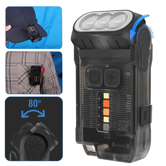 Rechargeable Waterproof Pocket Torch Light