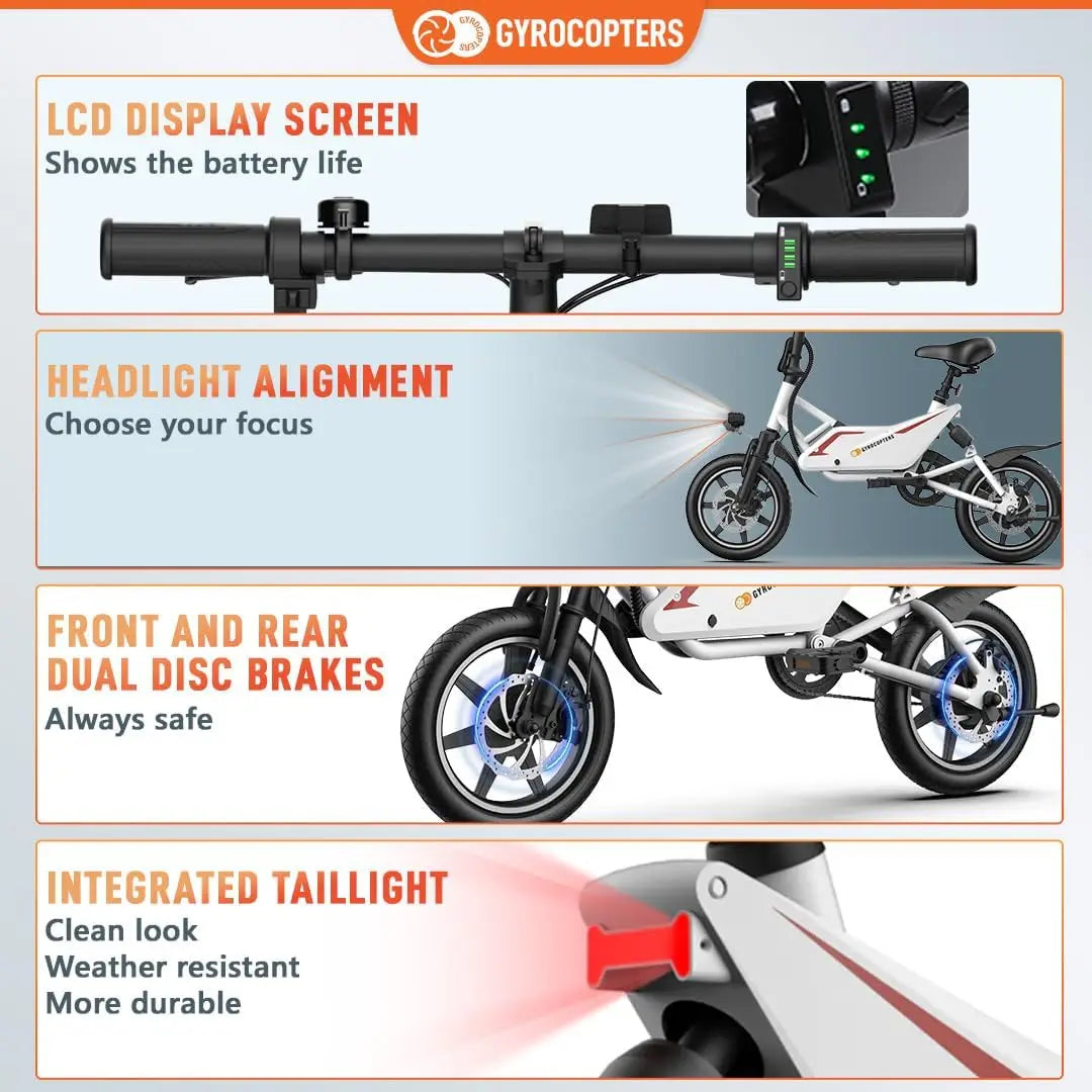 Electric Bike for Adults Folding City Ebike