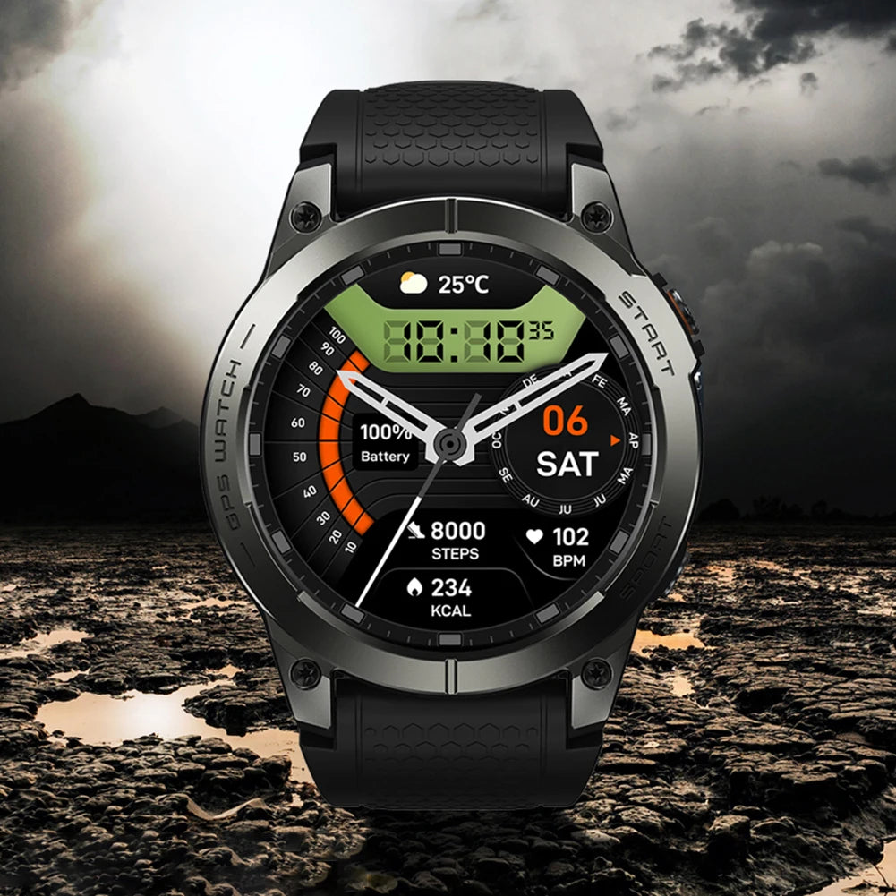 GPS Smart Watch Built-in GPS & Route Import